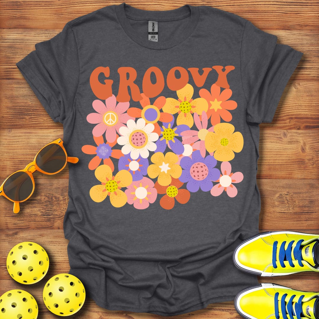 Groovy 1960's Pickleball T-Shirt