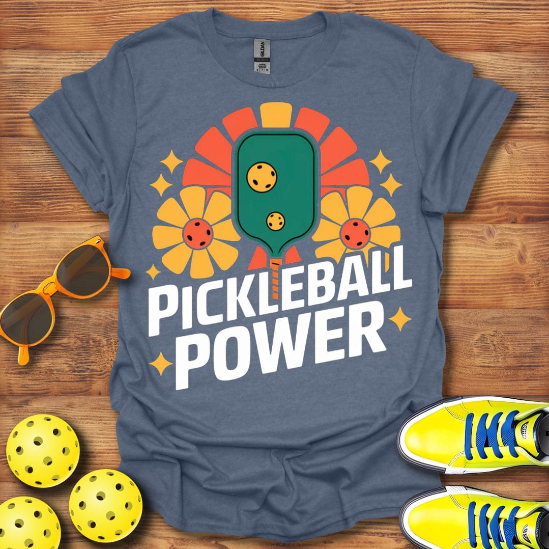 Retro Pickleball Power T-Shirt
