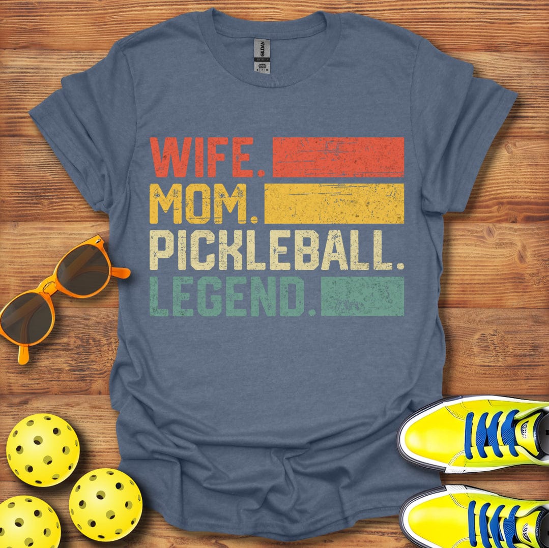 Wife Mom Pickleball Legend T-Shirt