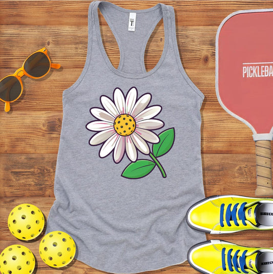 Spring Daisy Pickleball Racerback Tank Top