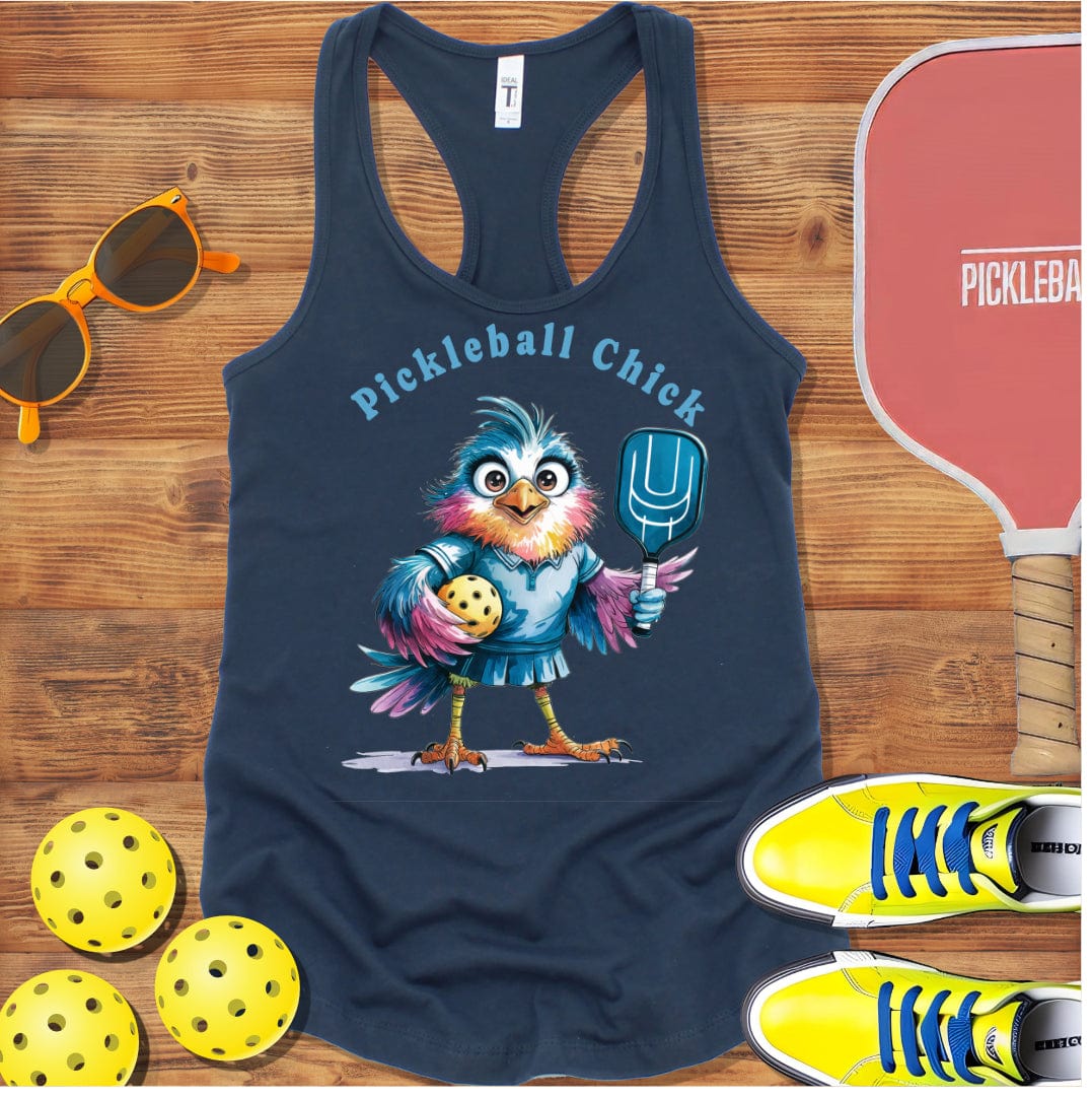 Pickleball Chick Racerback Tank Top