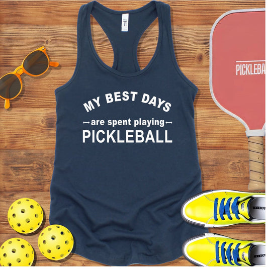 My Best Days Racerback Tank for Women