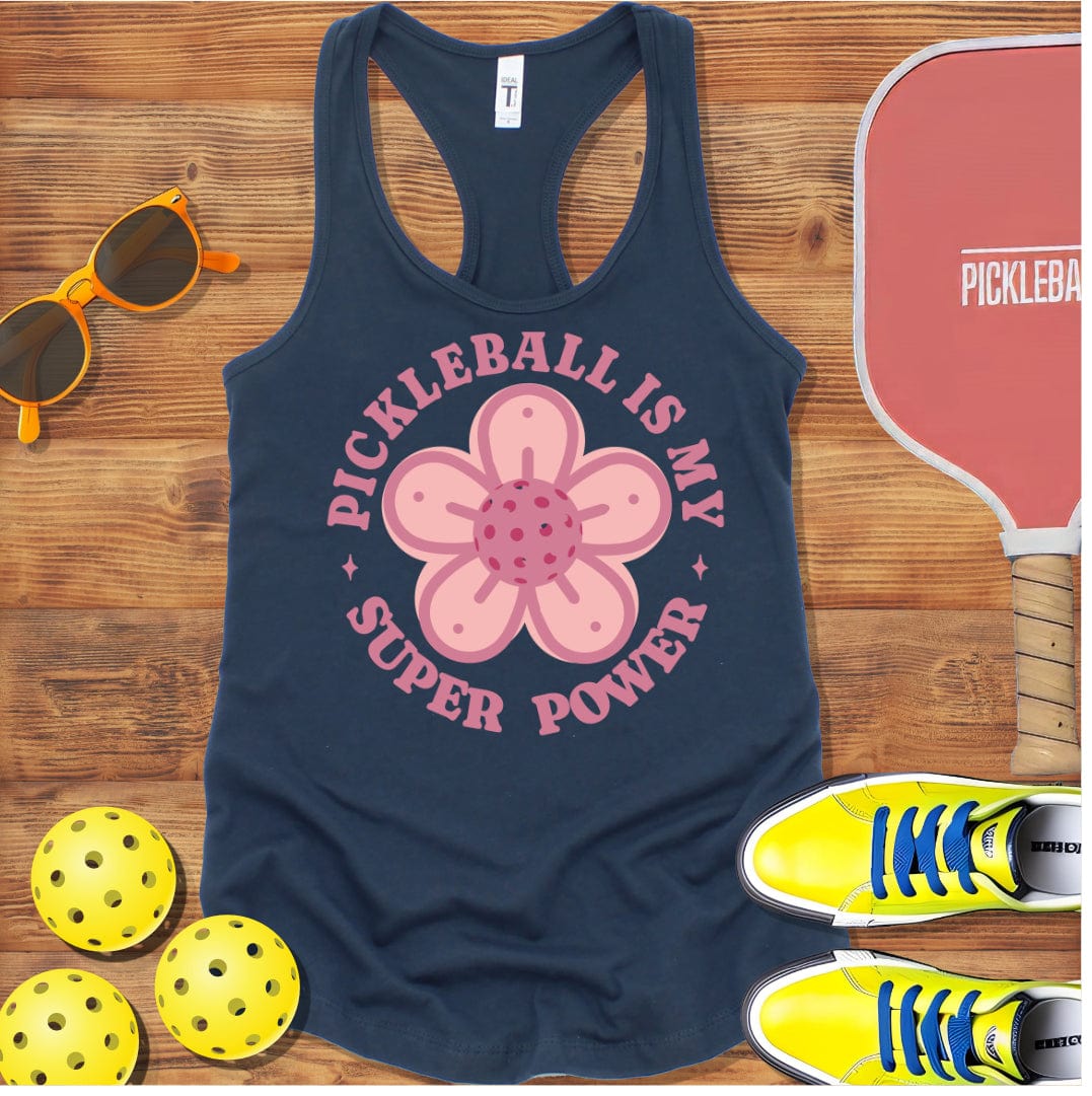 Pickleball Super Power Racerback Tank Top
