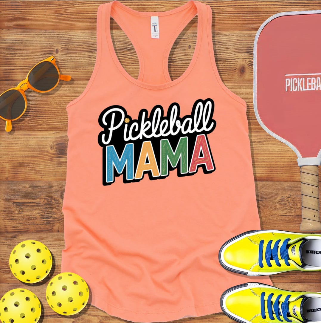 Pickleball  Mama 2 Racerback Tank Top