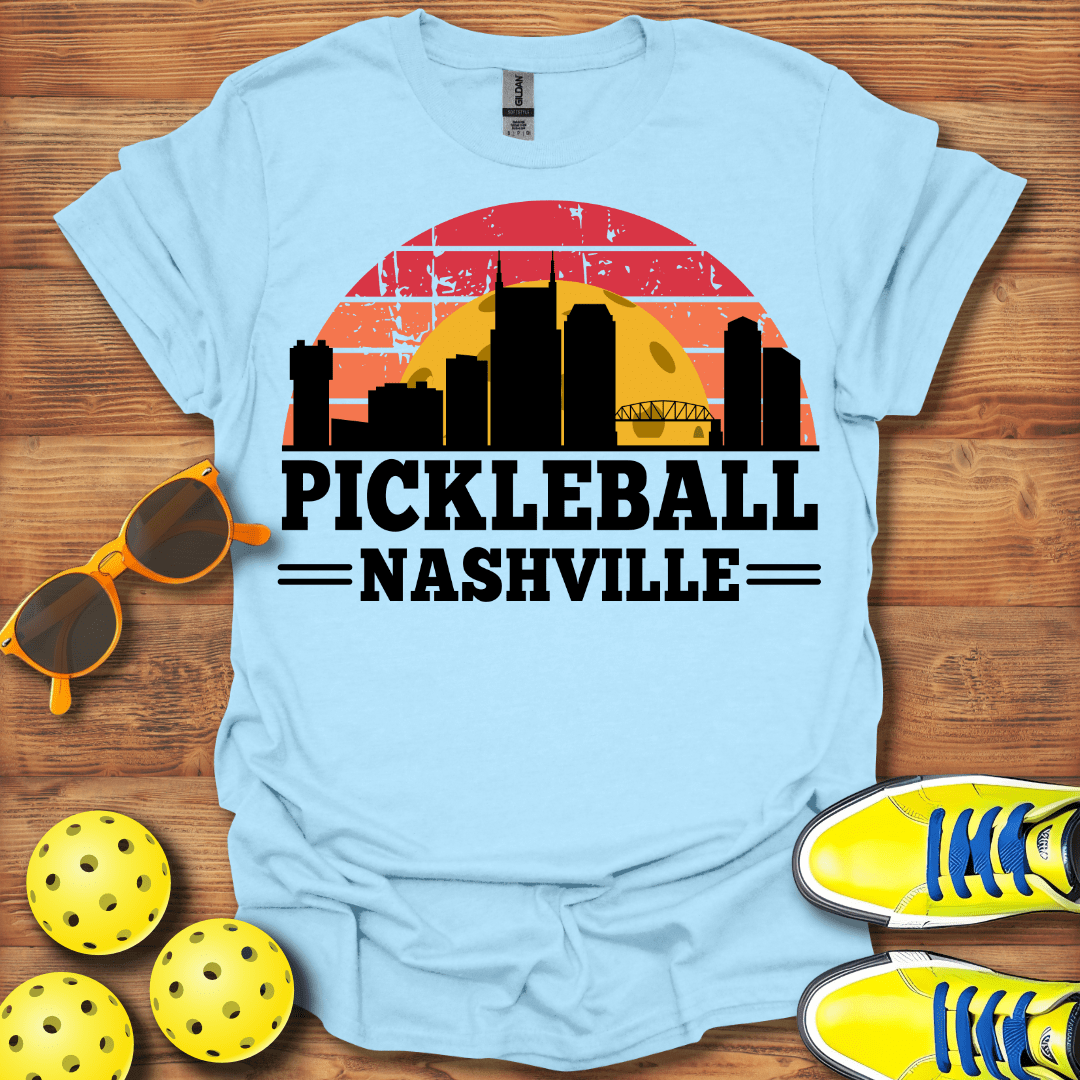 Pickleball Nashville Sunset T-Shirt