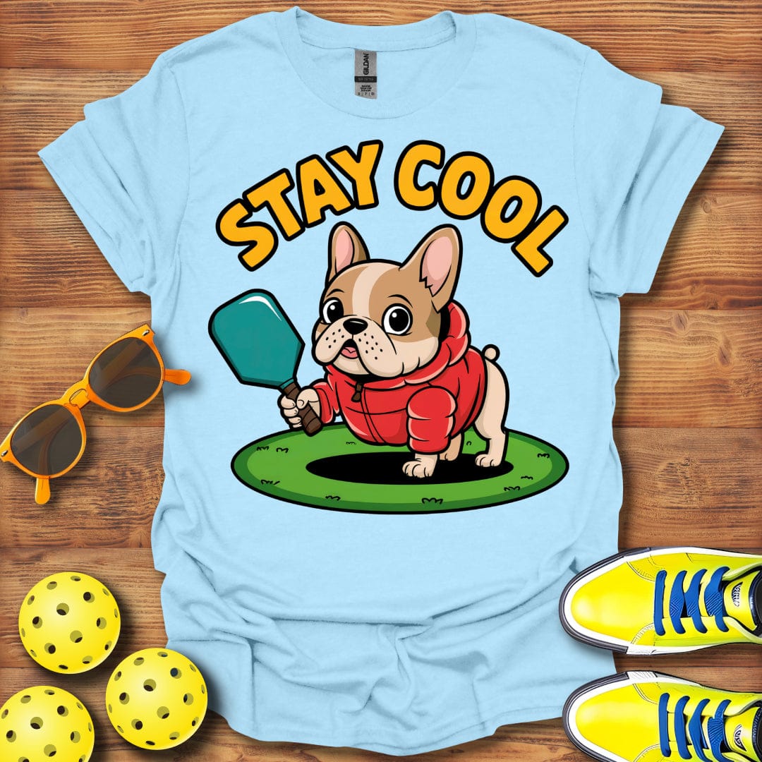 French Bulldog Winter Pickleball T-Shirt