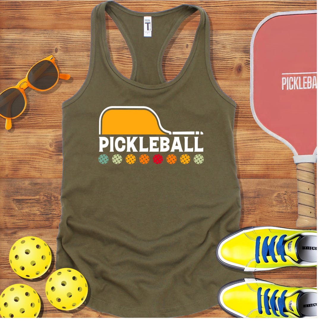 Pickleball Paddle Racerback Tank Top