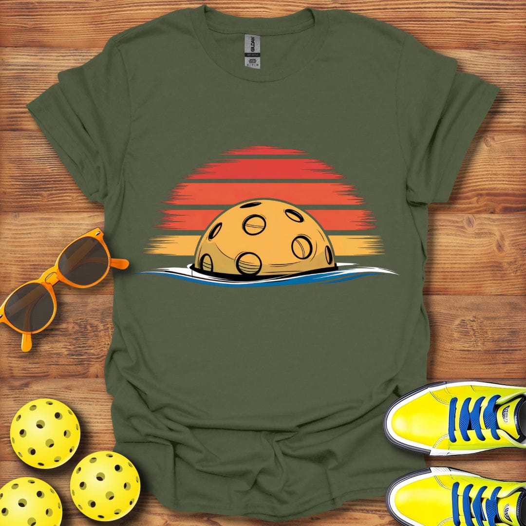 Vintage Pickleball Sunset T-Shirt