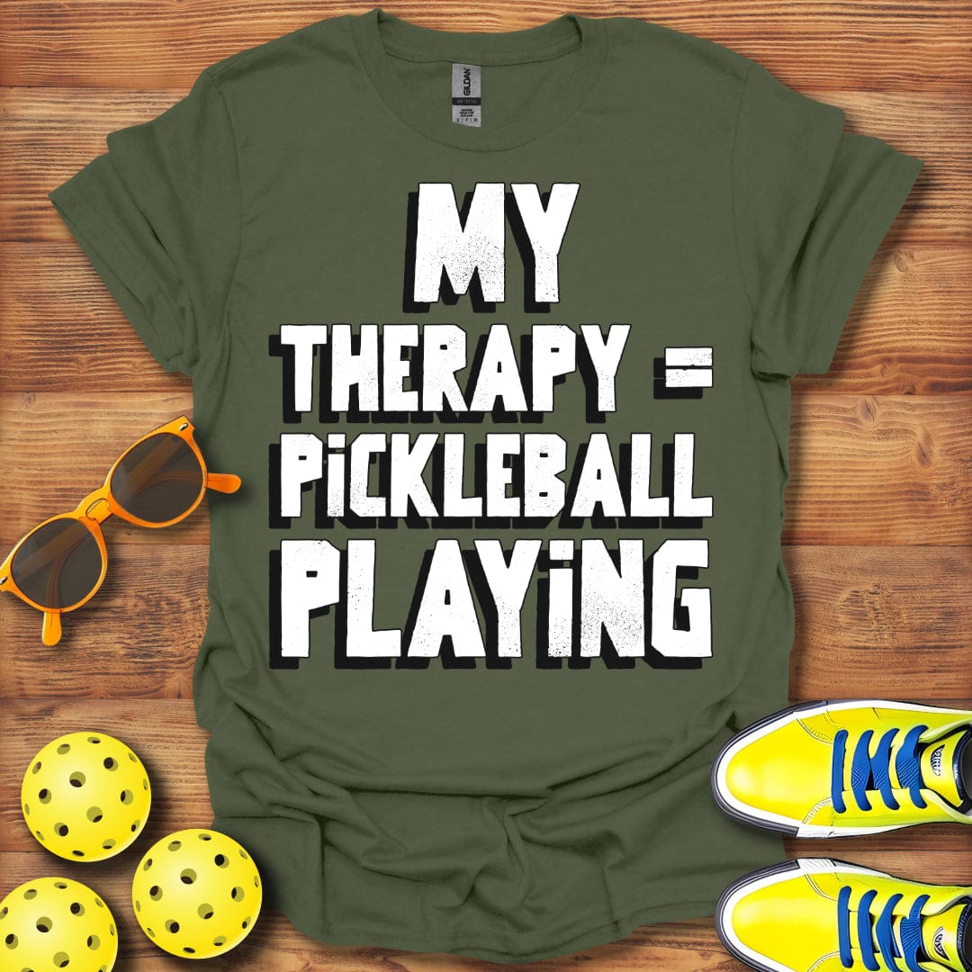 My Therapy = Pickleball  T-Shirt