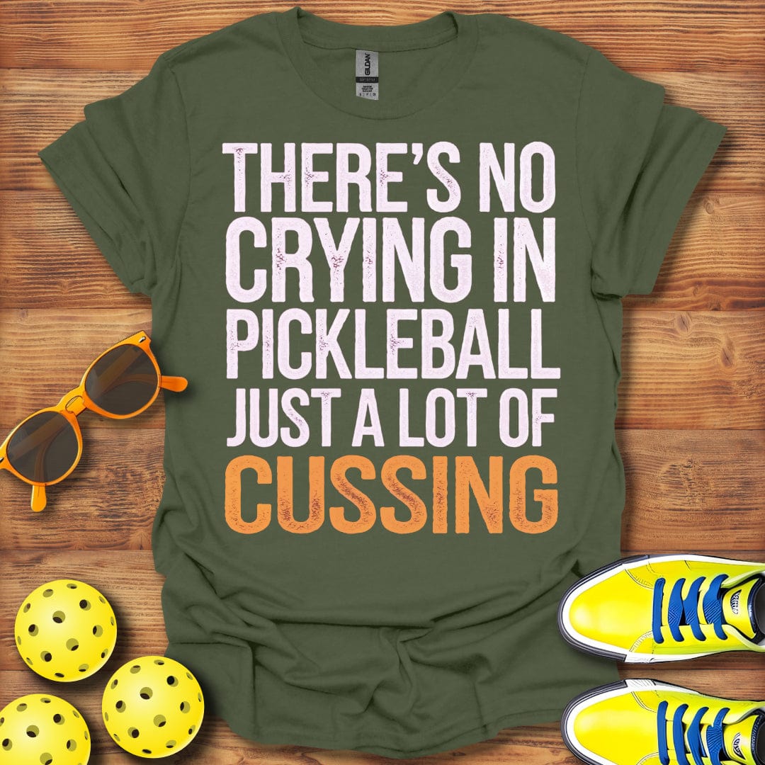 No Crying Pickleball T-Shirt