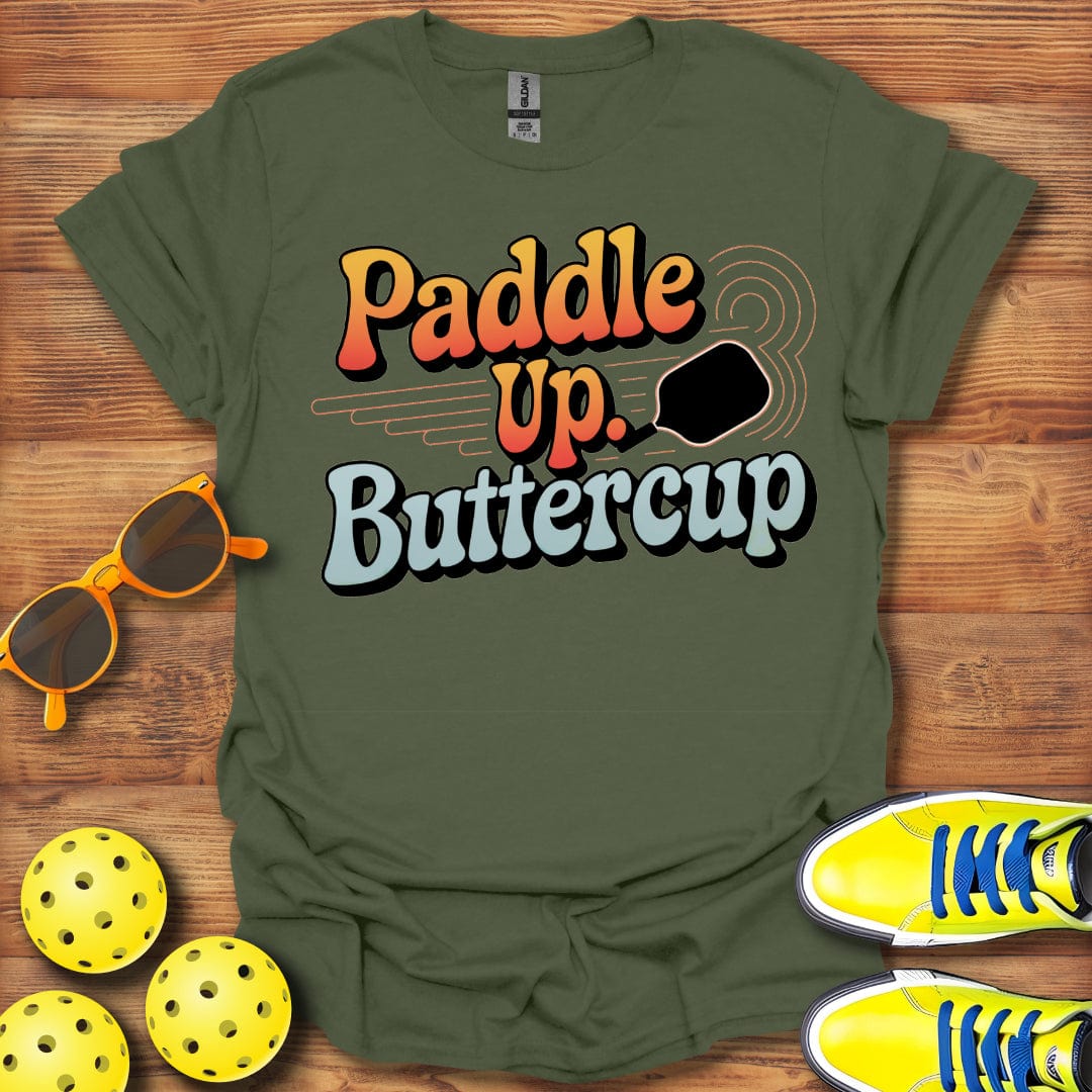 Paddle Up Buttercup Pickleball T-Shirt