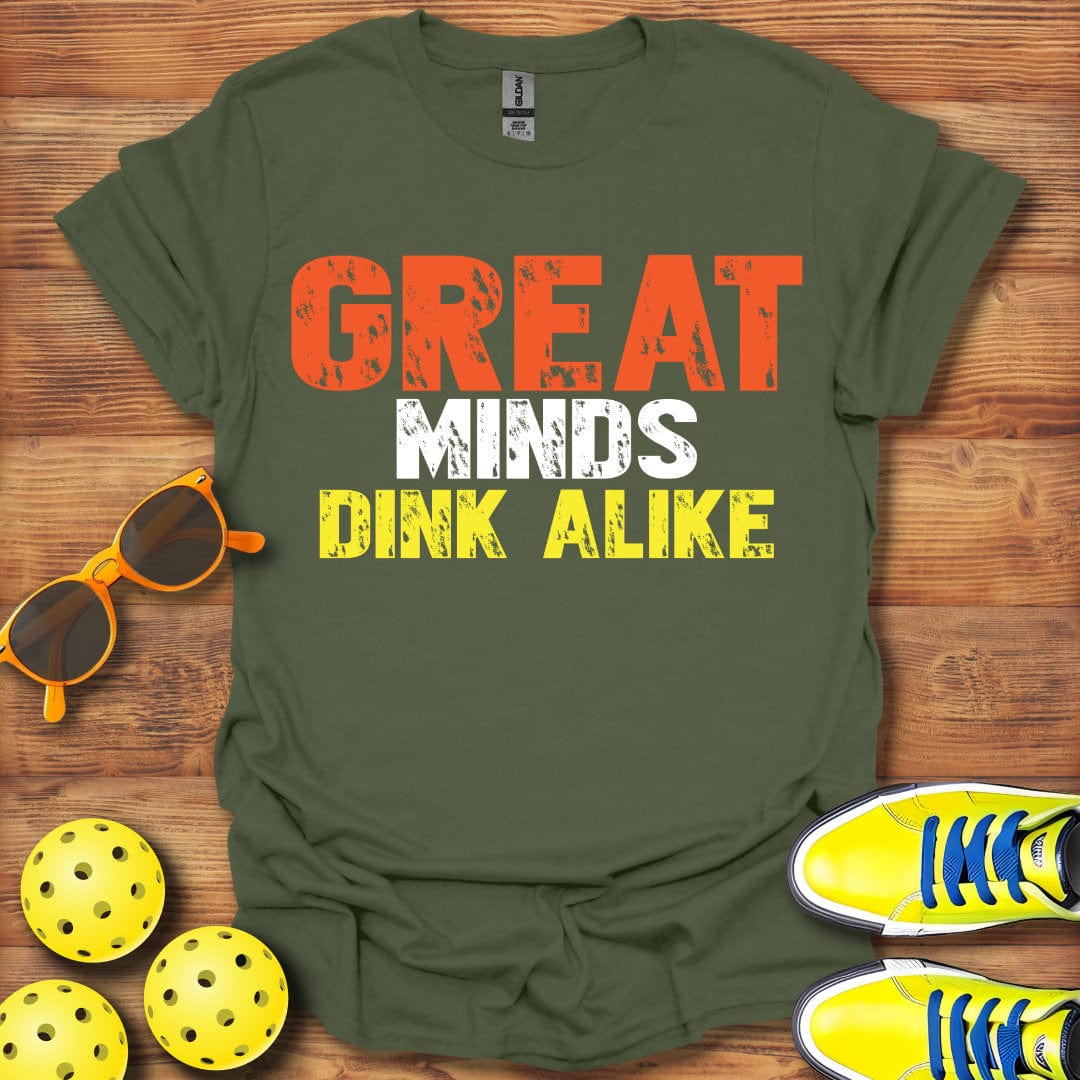 Great Minds Dink Alike Pickleball T-Shirt