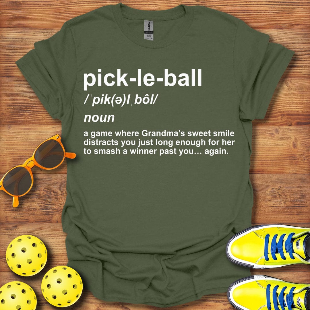 Grandma Definition Pickleball T-Shirt