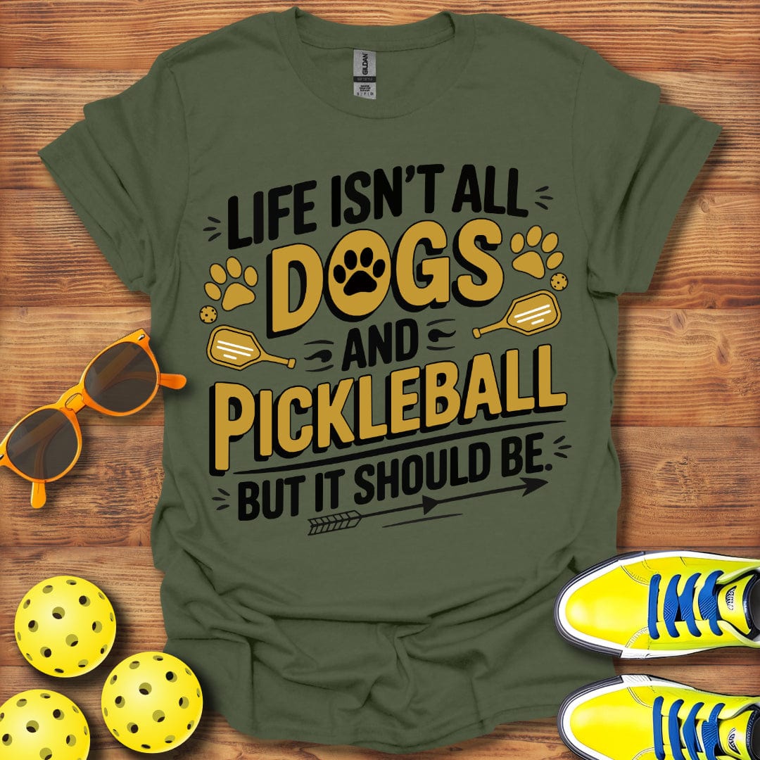 Dogs And Pickleball T-Shirt