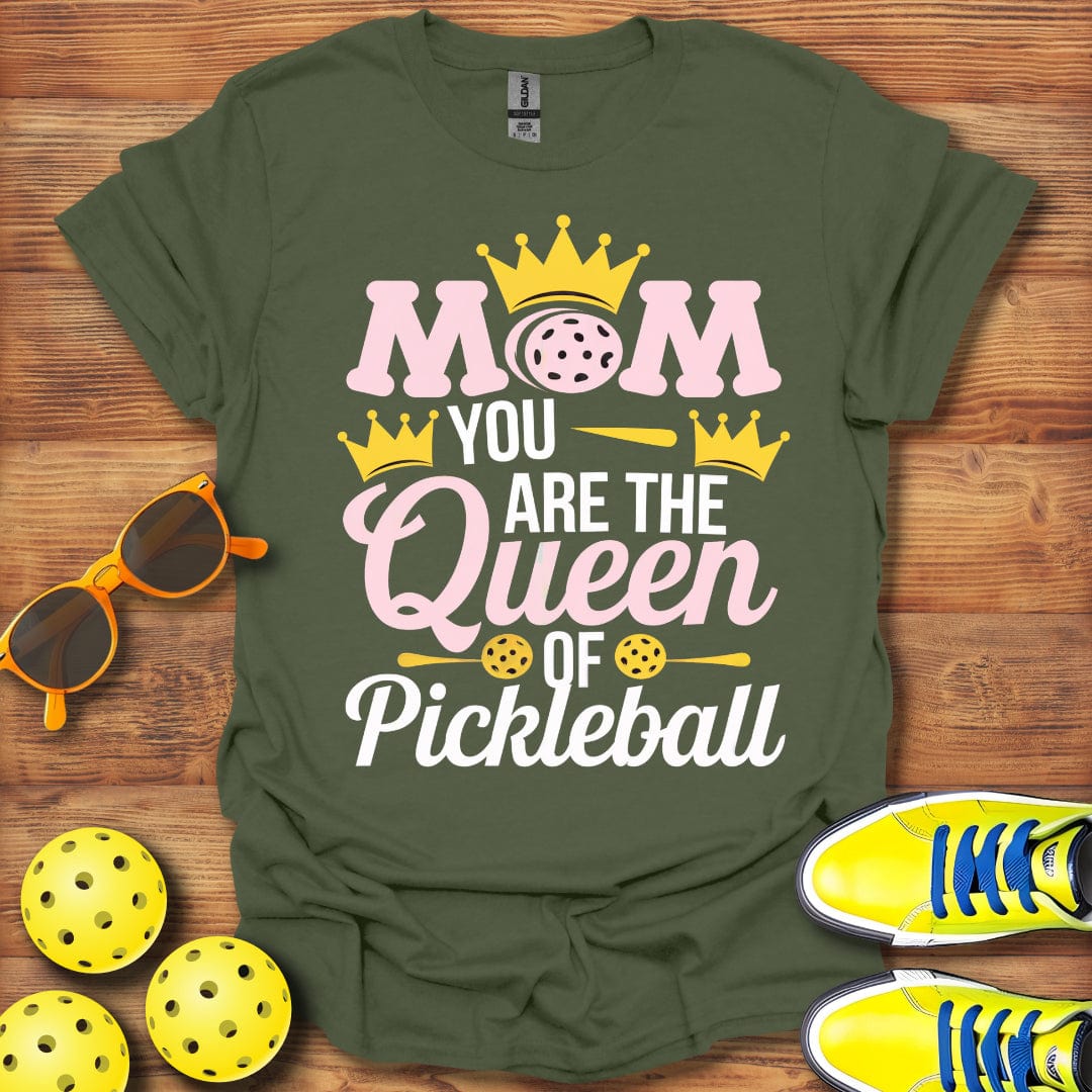 Mom Queen Of Pickleball T-Shirt