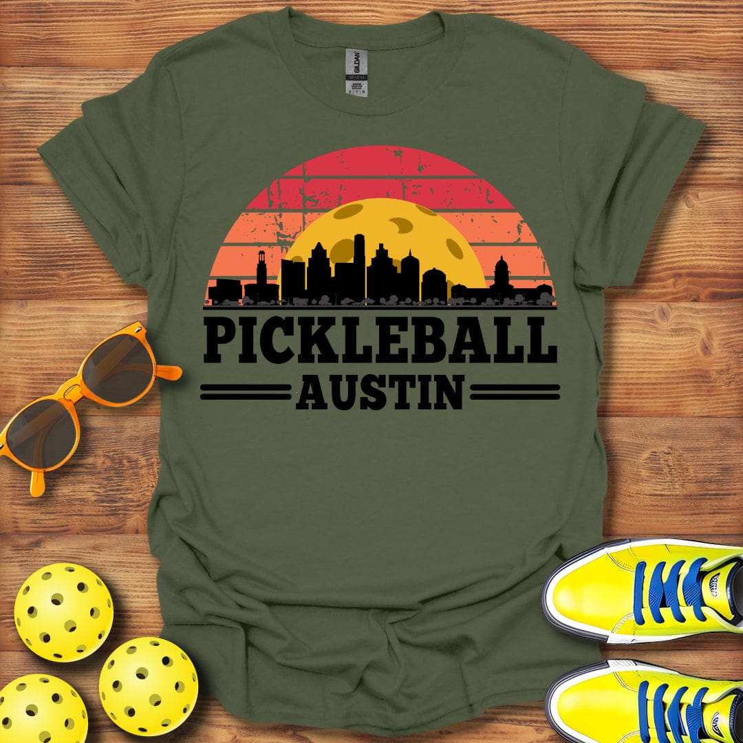 Pickleball Austin Texas T-Shirt