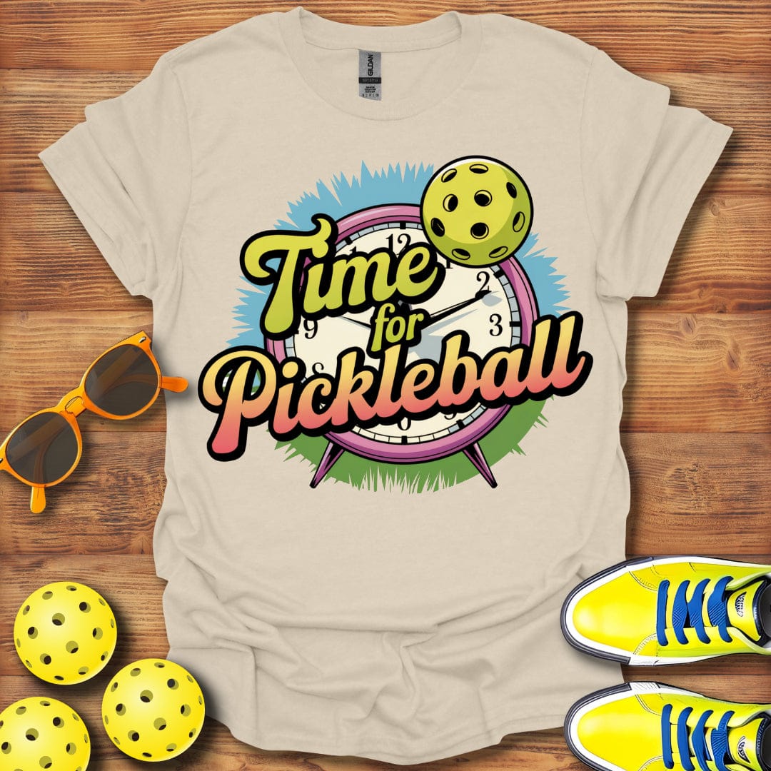 Time For Pickleball Retro T-Shirt