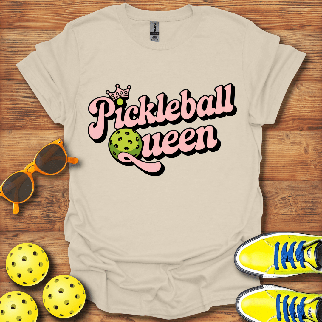 Retro Vintage Pickleball Queen T-Shirt