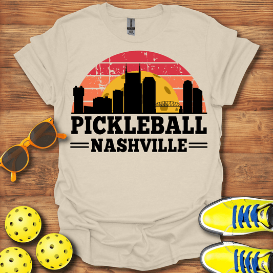 Pickleball Nashville Sunset T-Shirt