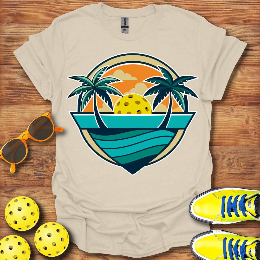 Pickleball Sunrise Paradise T-Shirt