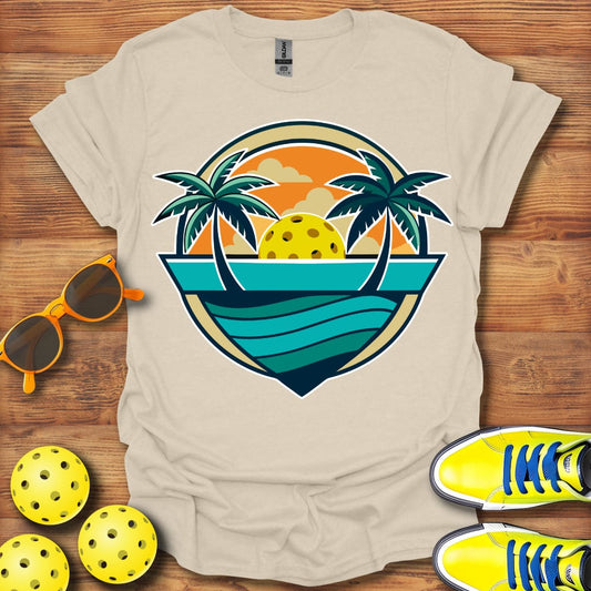 Pickleball Sunrise Paradise T-Shirt