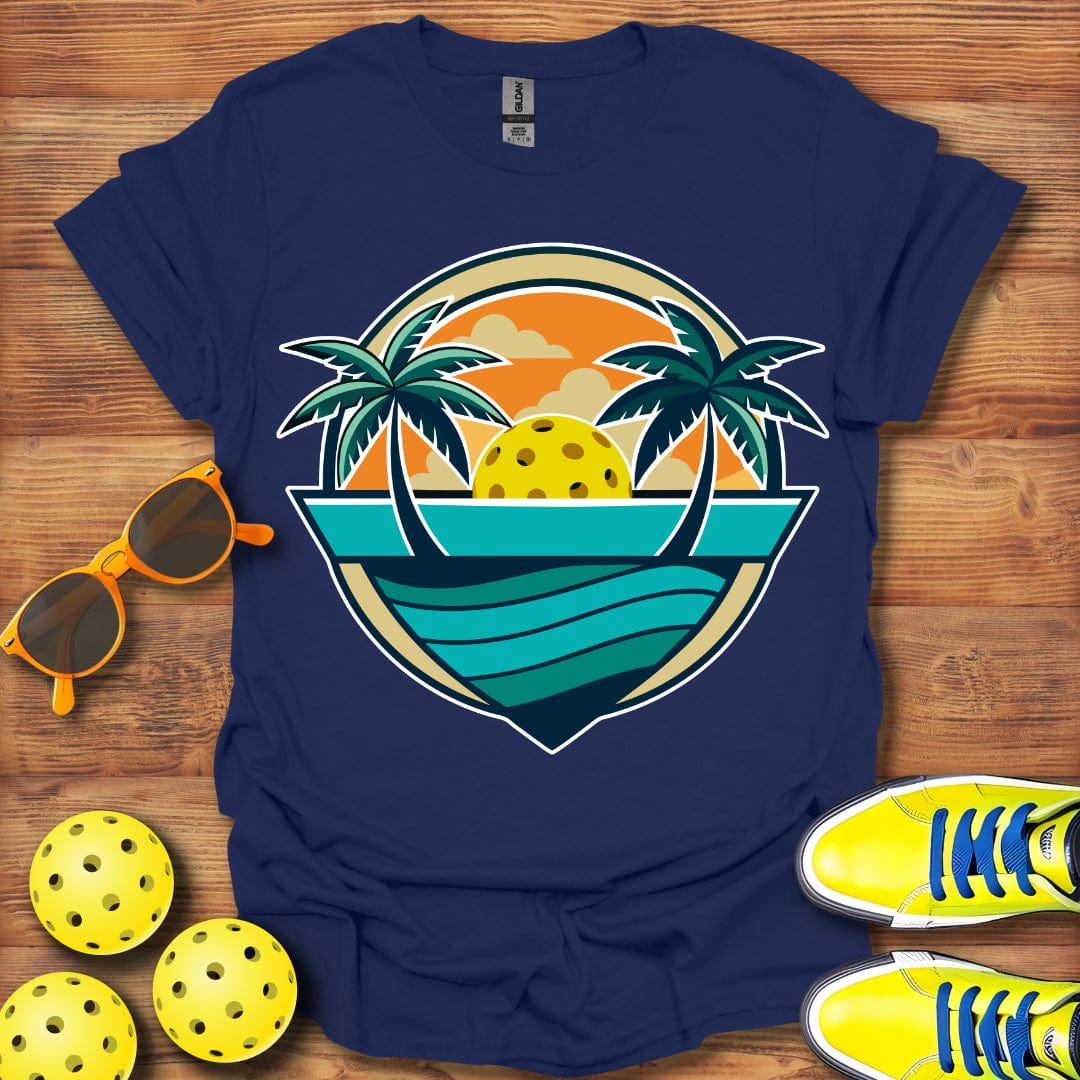 Pickleball Sunrise Paradise T-Shirt