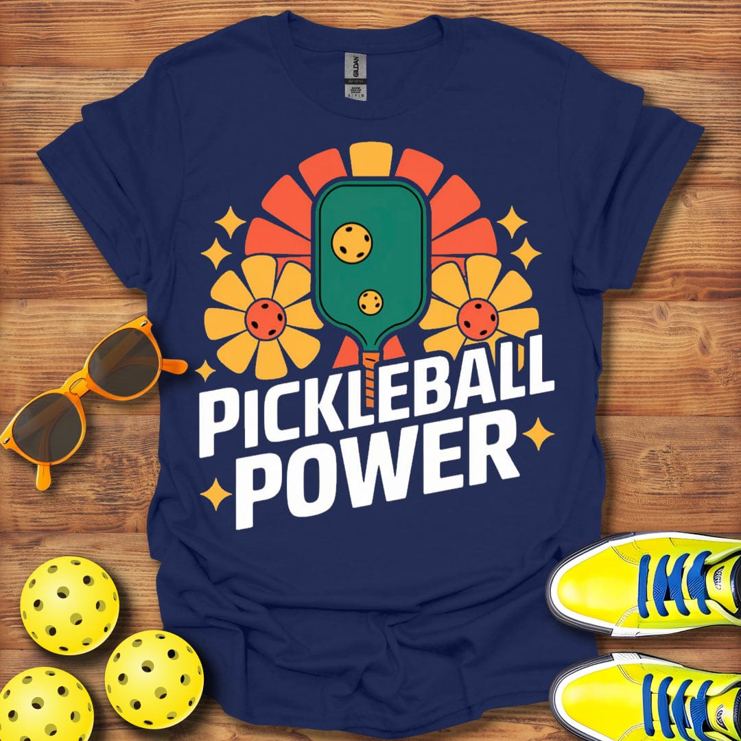 Retro Pickleball Power T-Shirt