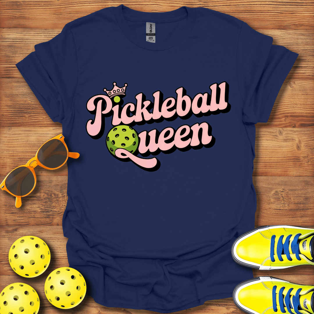 Retro Vintage Pickleball Queen T-Shirt