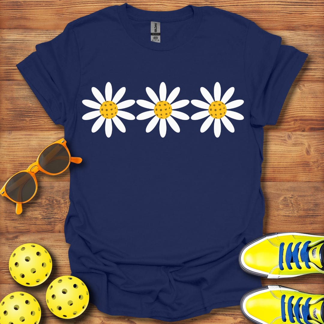 Three Daisy Pickleball T-Shirt