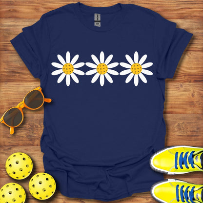 Three Daisy Pickleball T-Shirt