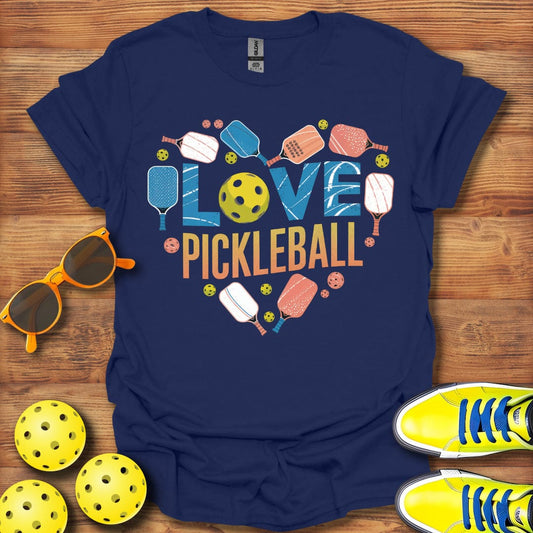 Love Pickleball Paddles T-Shirt