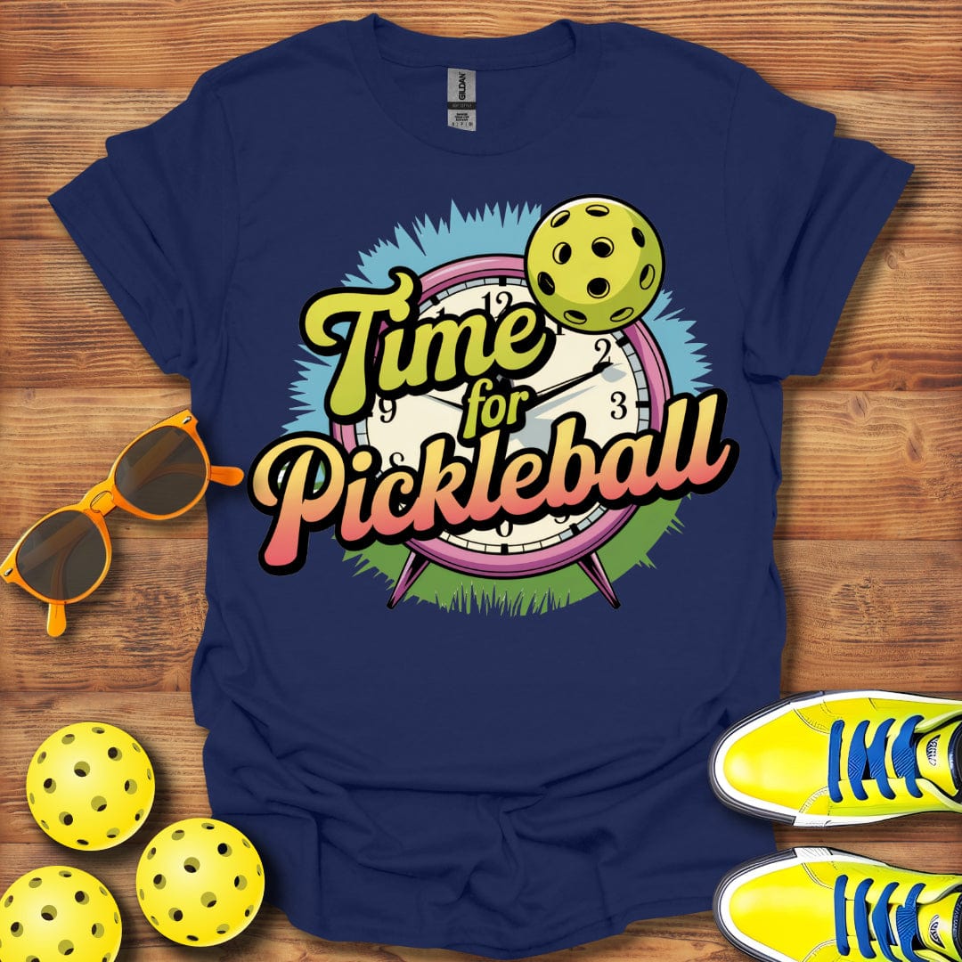 Time For Pickleball Retro T-Shirt