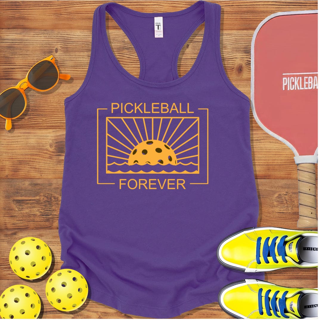 Pickleball Forever Racerback Tank Top