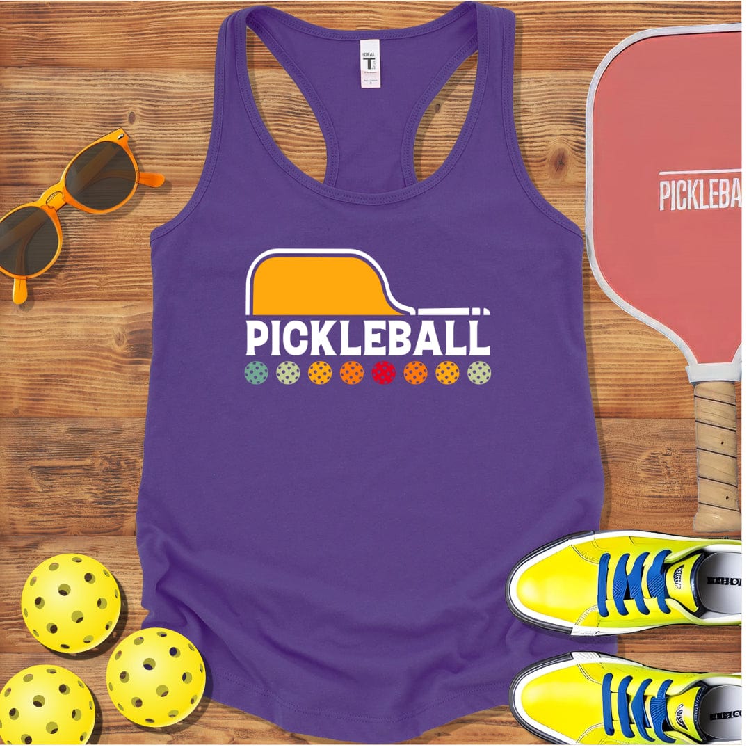 Pickleball Paddle Racerback Tank Top