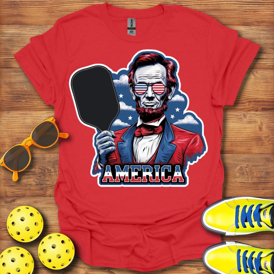 President Lincoln's Pickleball T-Shirt