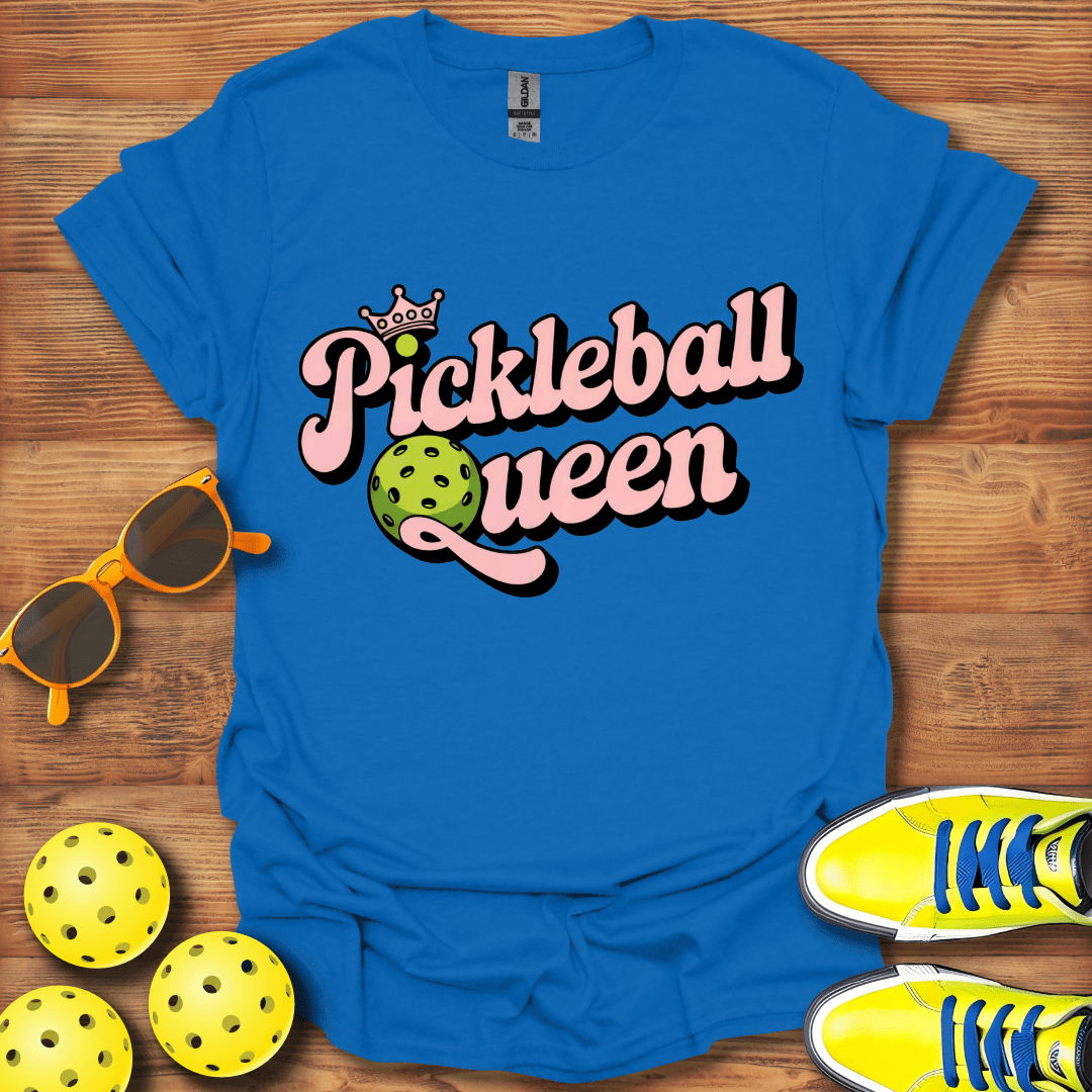 Retro Vintage Pickleball Queen T-Shirt