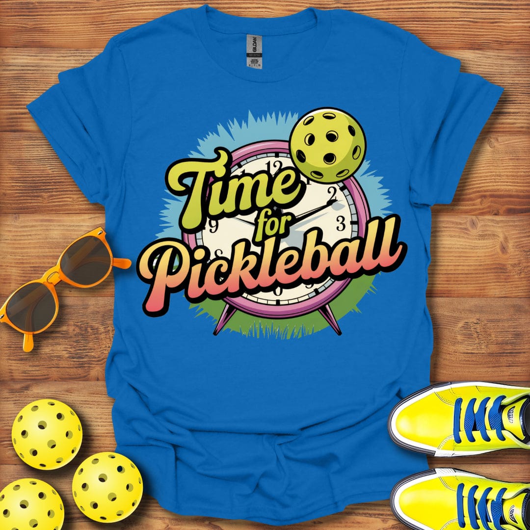 Time For Pickleball Retro T-Shirt