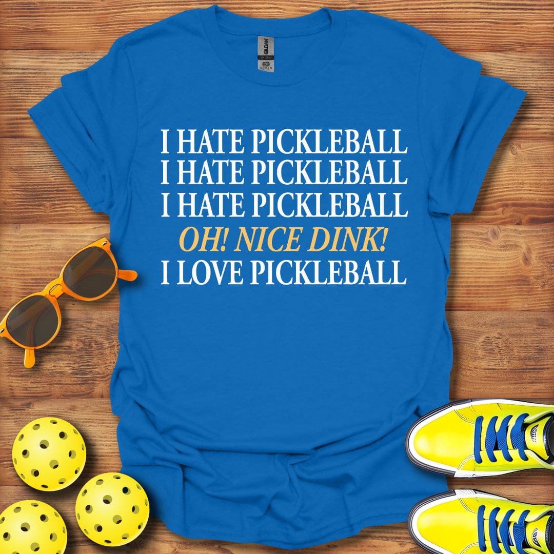 I Hate Pickleball, T-Shirt