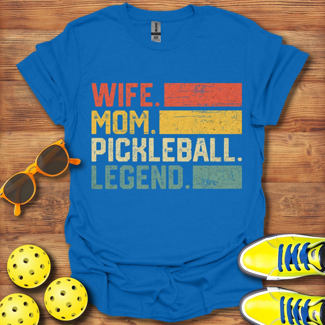 Wife Mom Pickleball Legend T-Shirt