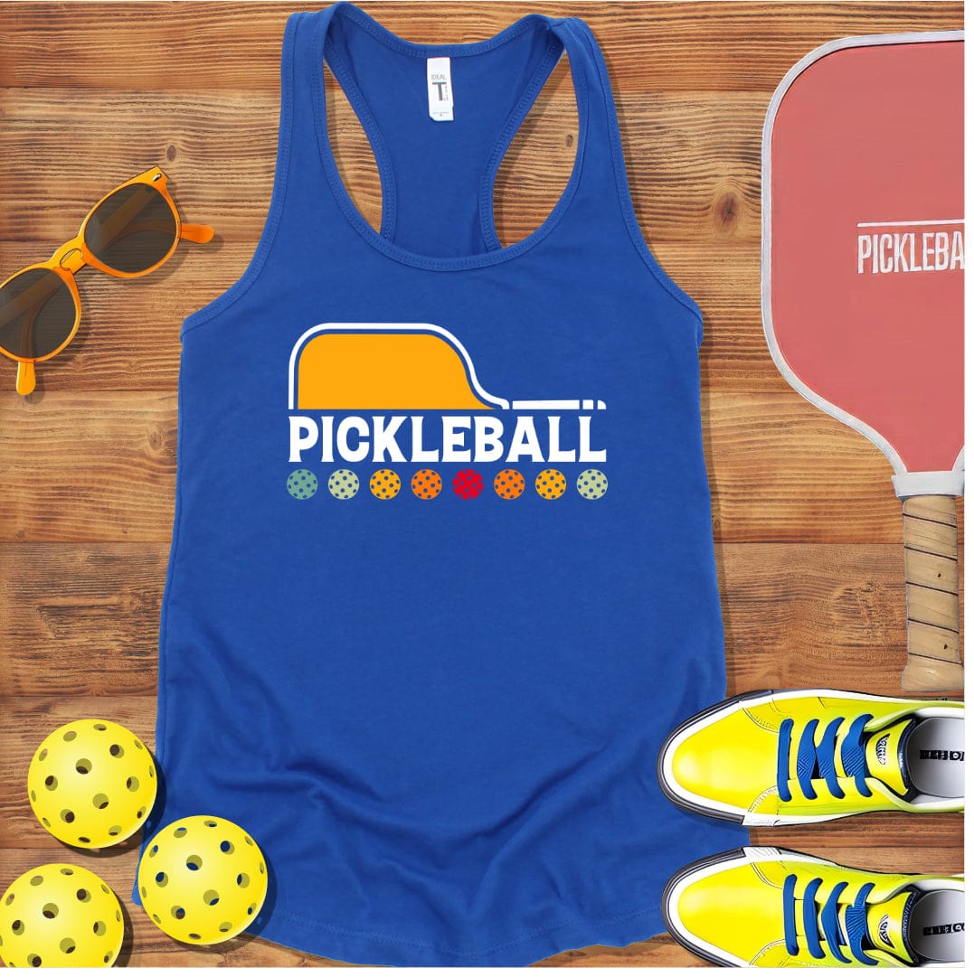 Pickleball Paddle Racerback Tank Top