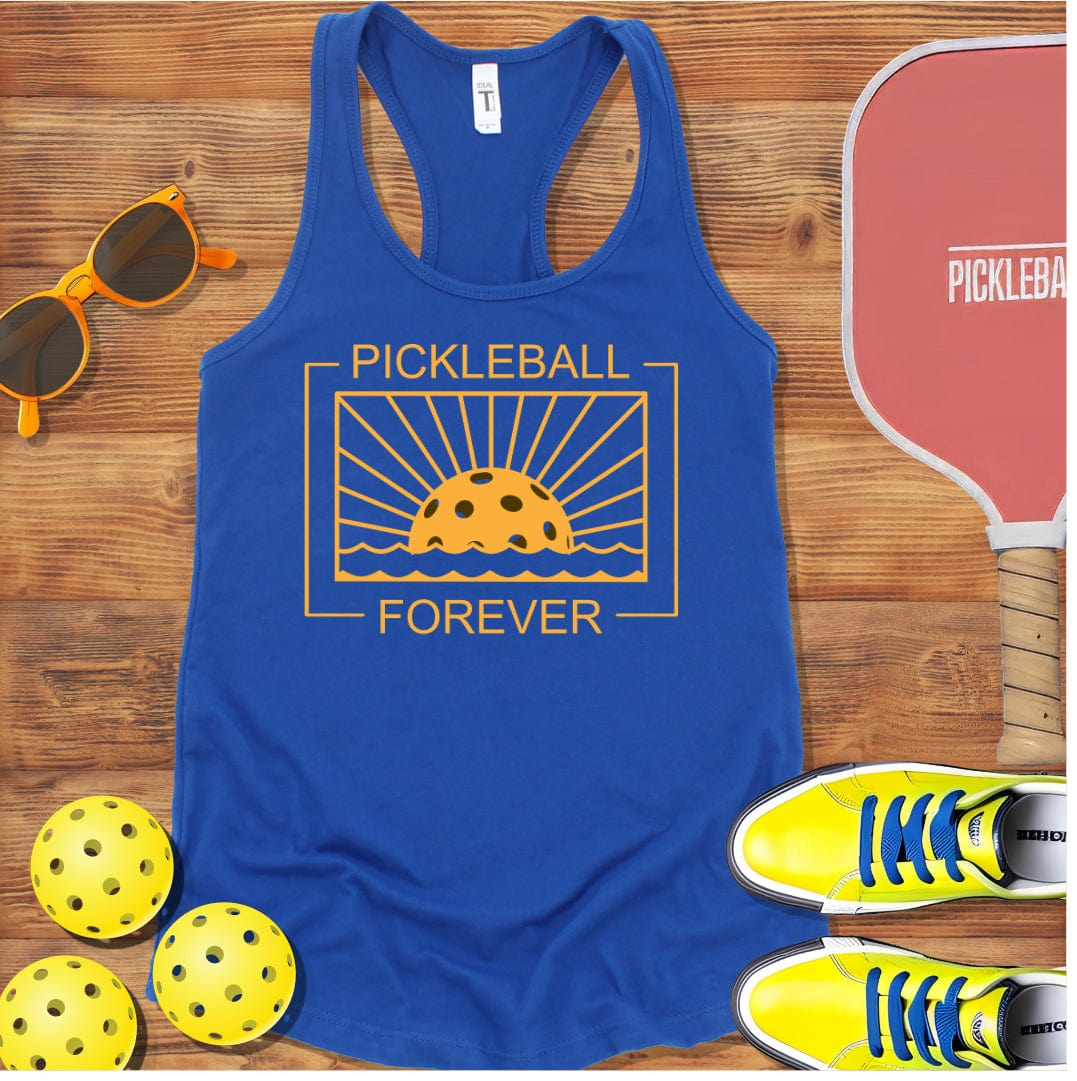 Pickleball Forever Racerback Tank Top