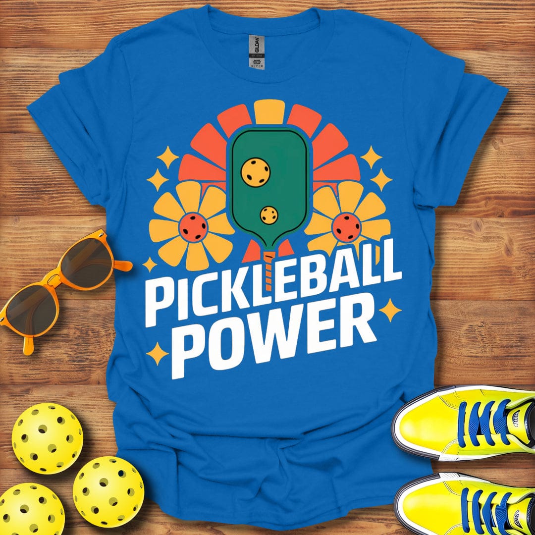 Retro Pickleball Power T-Shirt