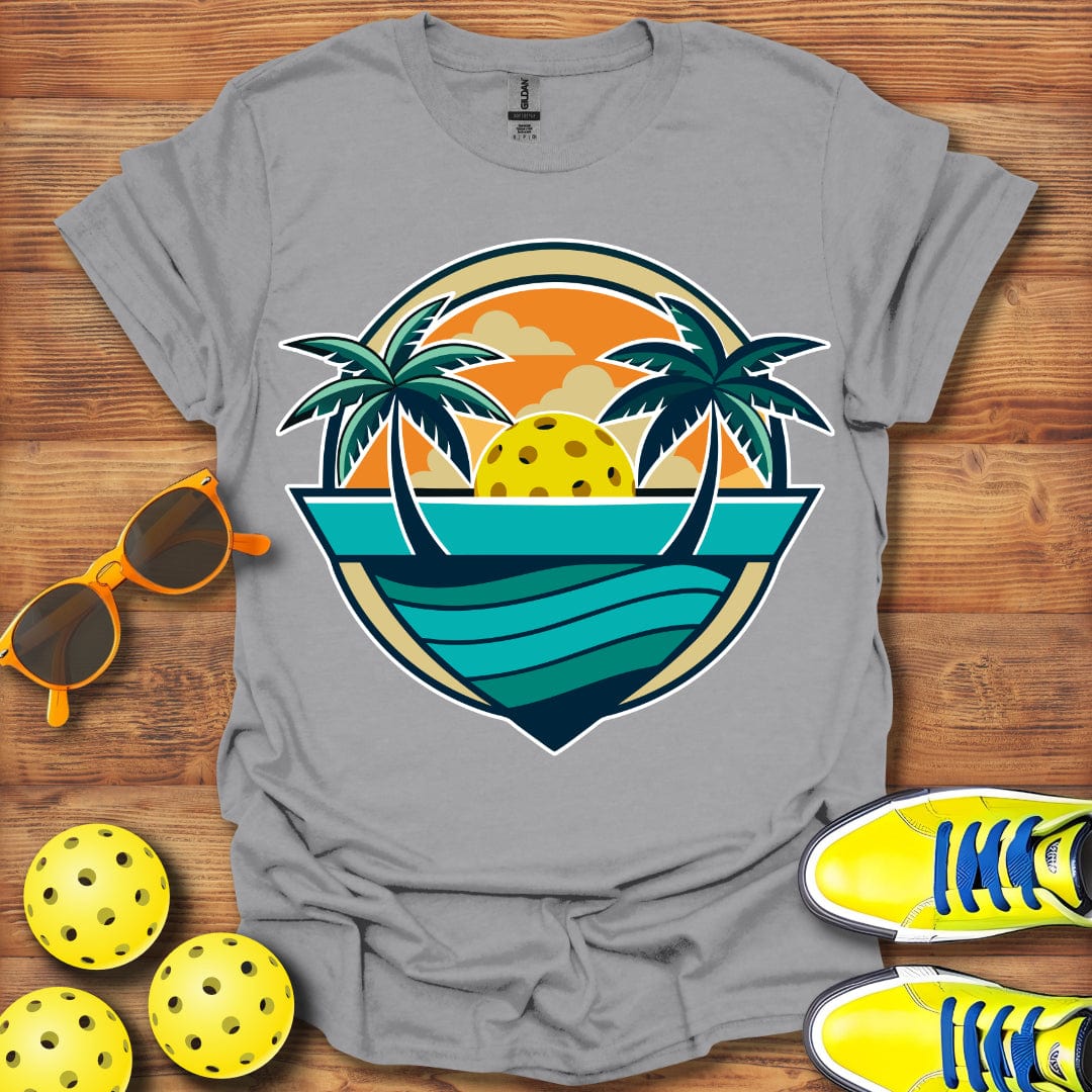 Pickleball Sunrise Paradise T-Shirt