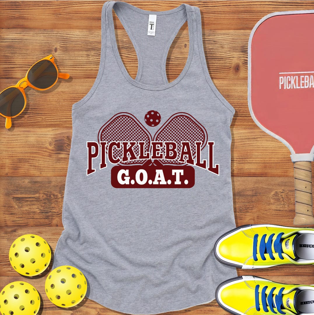 Greatest of All Time Pickleball Racerback Tank Top