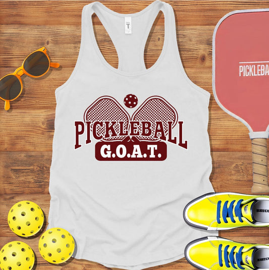 Greatest of All Time Pickleball Racerback Tank Top