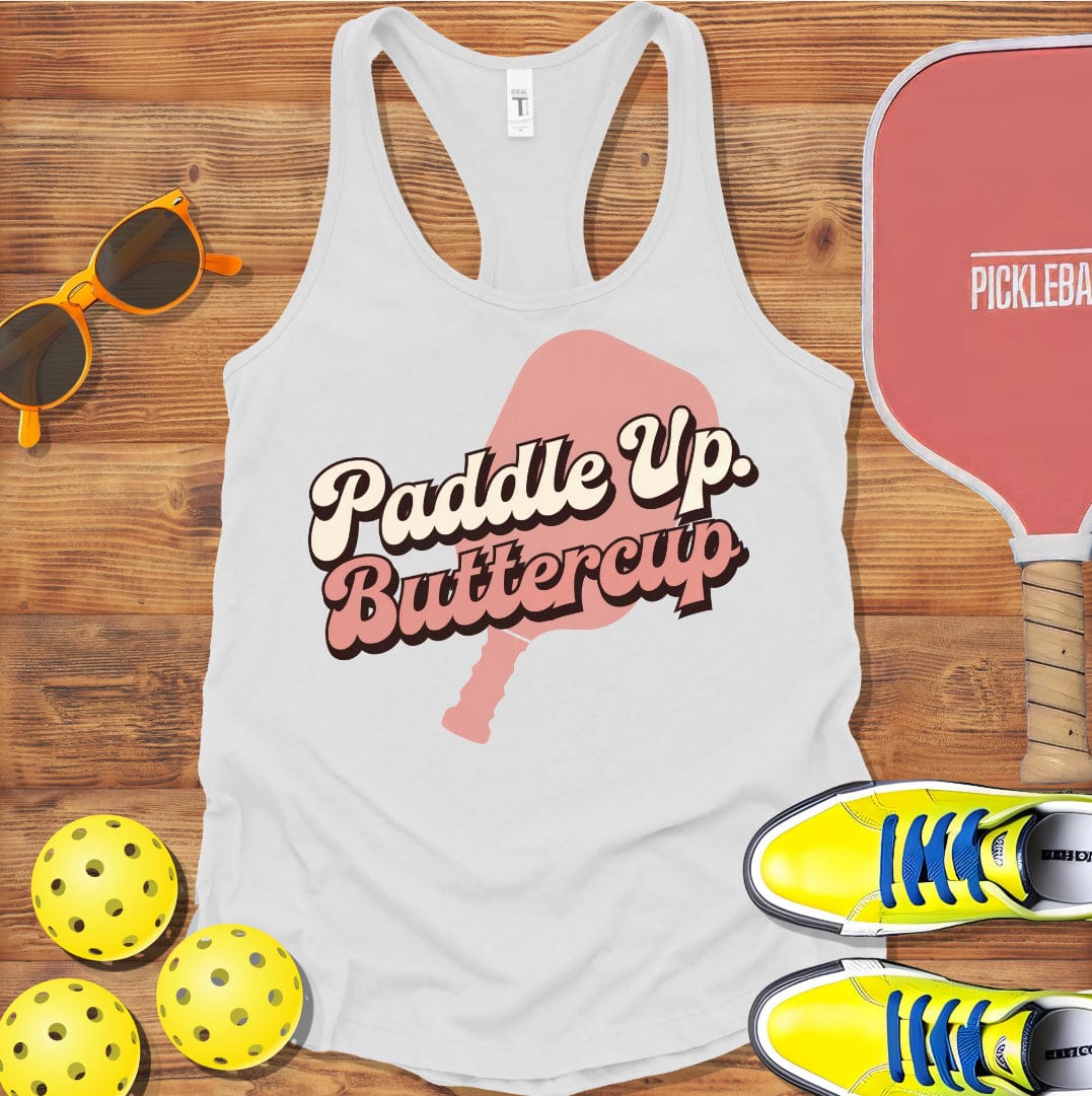 Paddle Up Buttercup Racerback Tank for Women