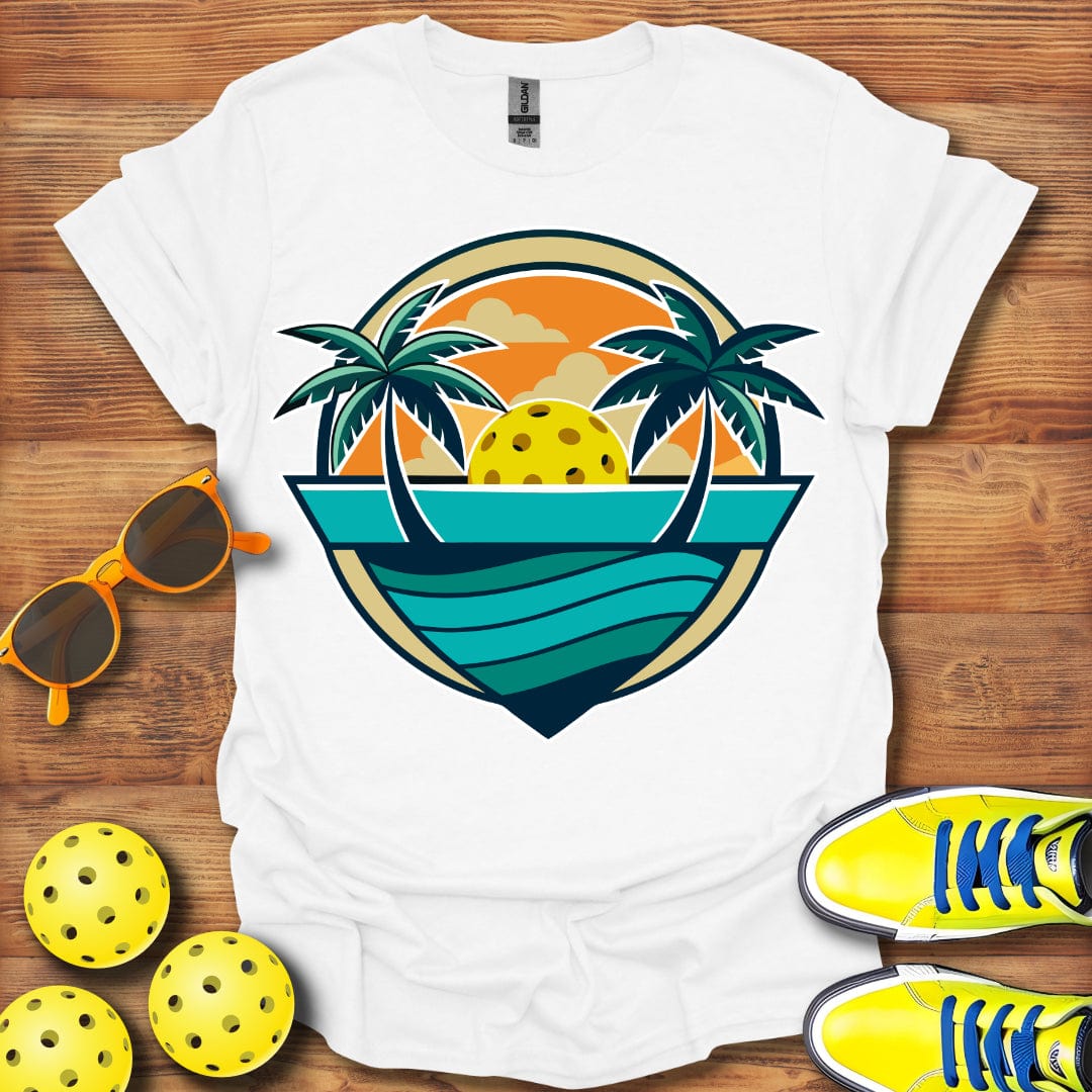 Pickleball Sunrise Paradise T-Shirt