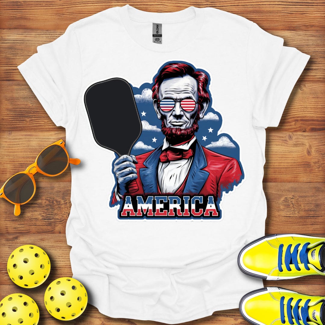President Lincoln's Pickleball T-Shirt